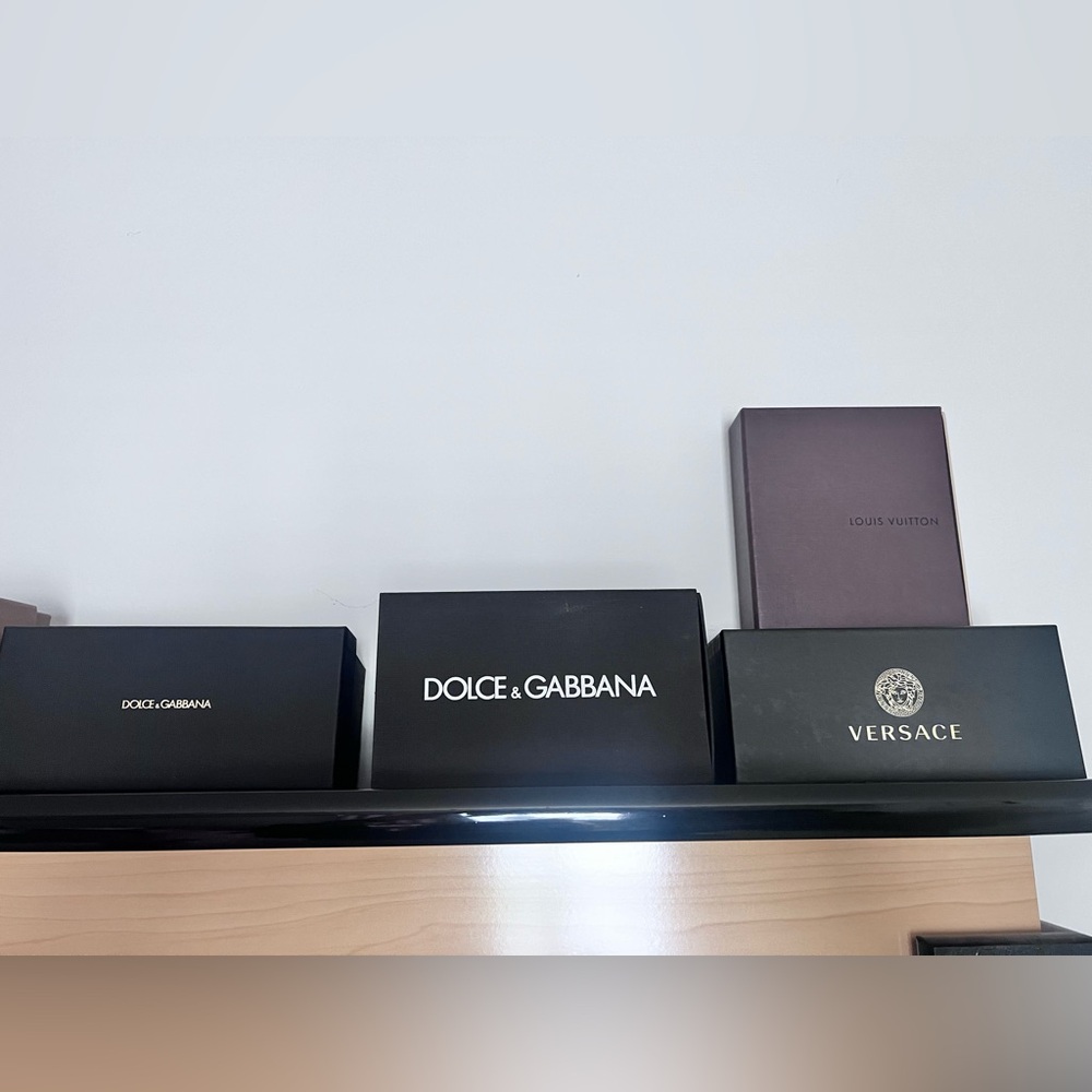 Multiple Designer Sunglasses Boxes